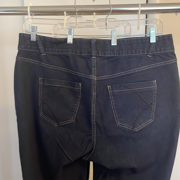 Lane Bryant- Tighter Tummy Control Blue Jeans. Dark wash. Plus size 20. EUC. - Picture 4 of 5